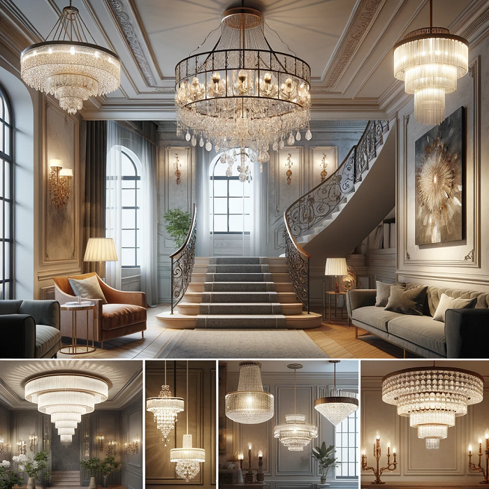 Top Trends in Chandelier Lights for Staircase Design for 2024