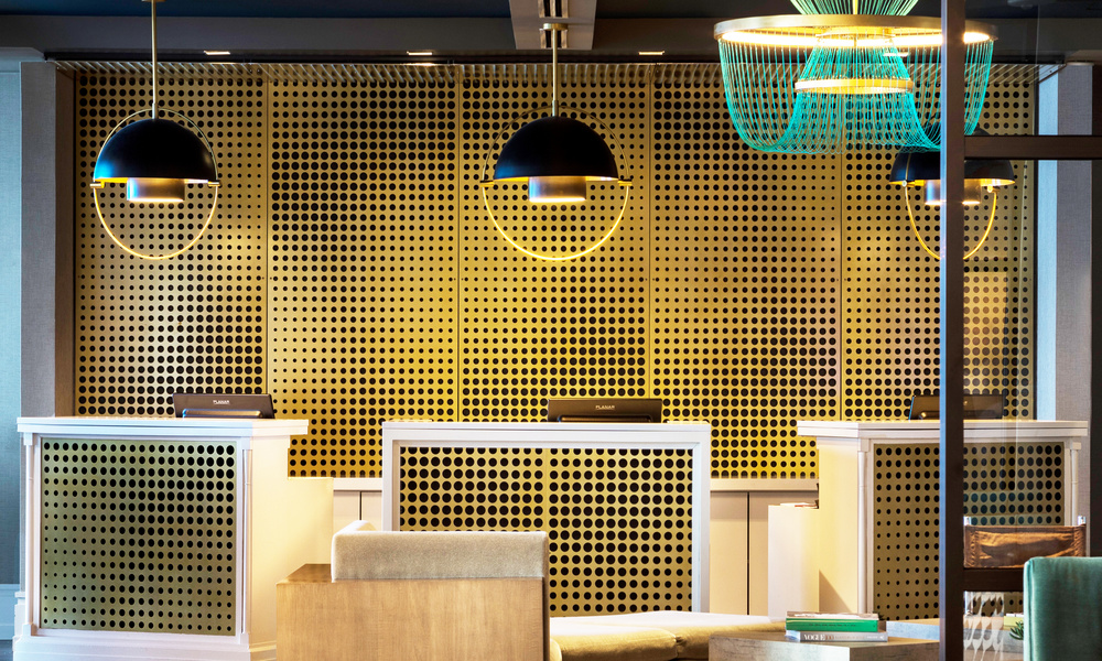 Perforated metal design